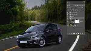car image resolution in Photoshop