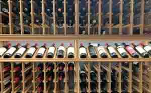 Wall mounted wine racks
