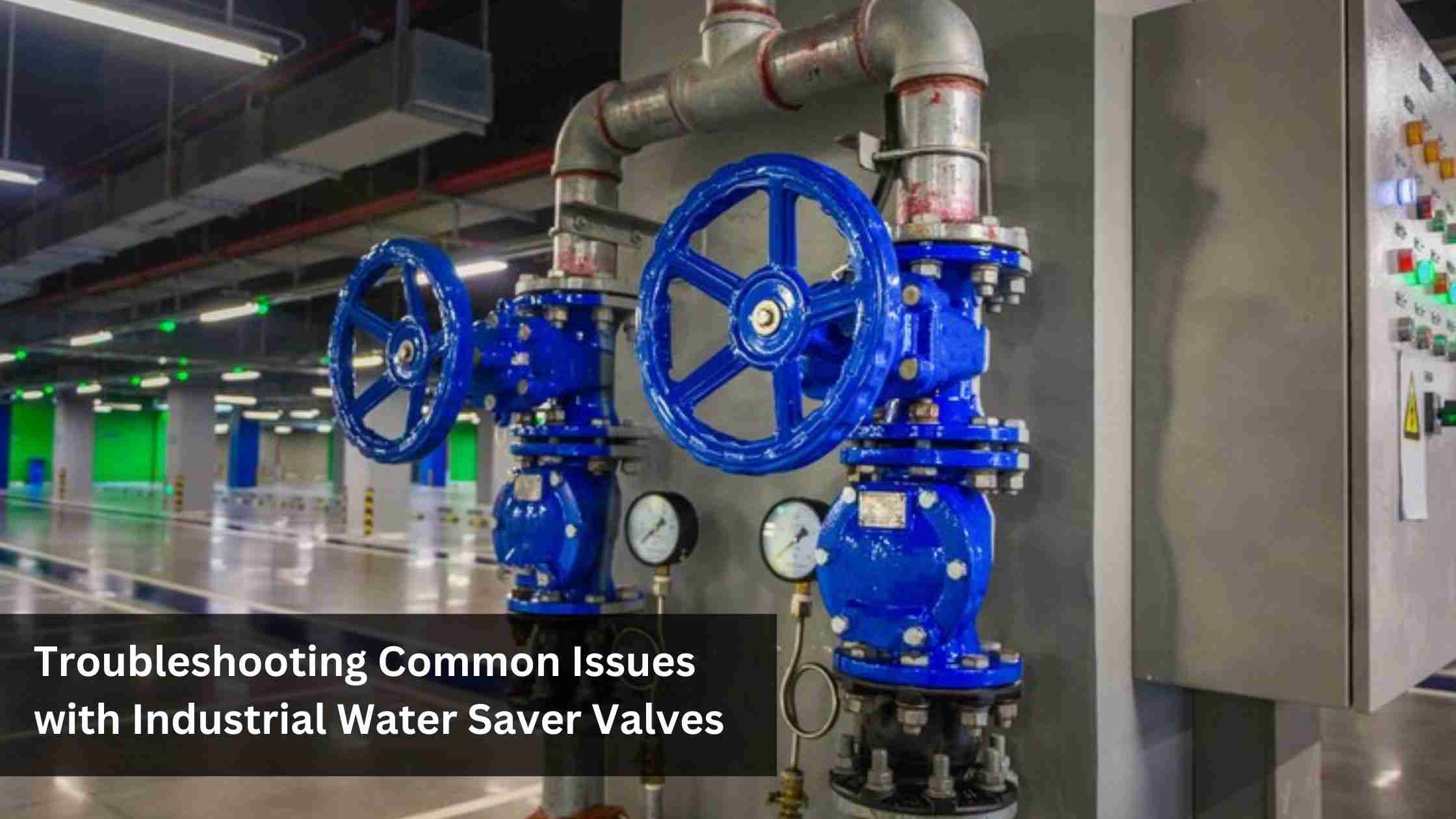 Troubleshooting Common Issues with Industrial Water Saver Valves