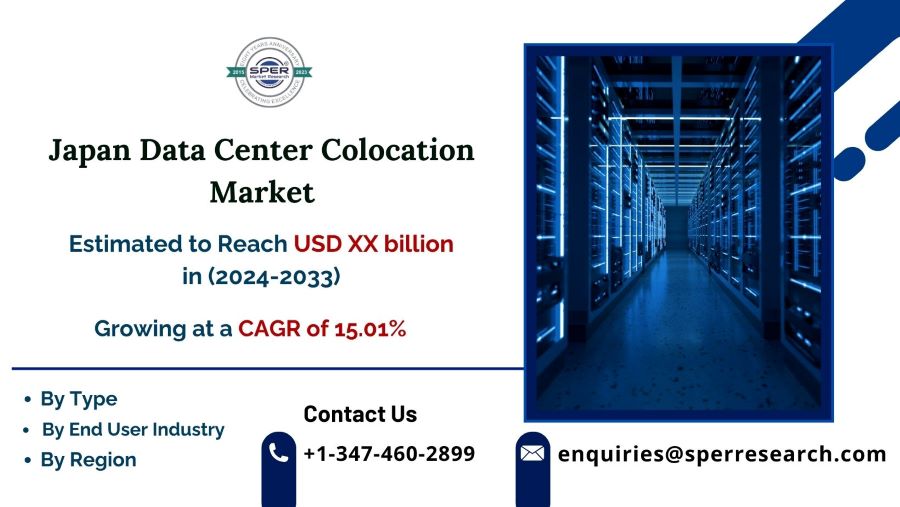 Japan Data Center Colocation Market Growth and Size, Rising Trends, Revenue, CAGR Status, Challenges and Future Opportunities and Forecast Analysis Till 2033: SPER Market Research