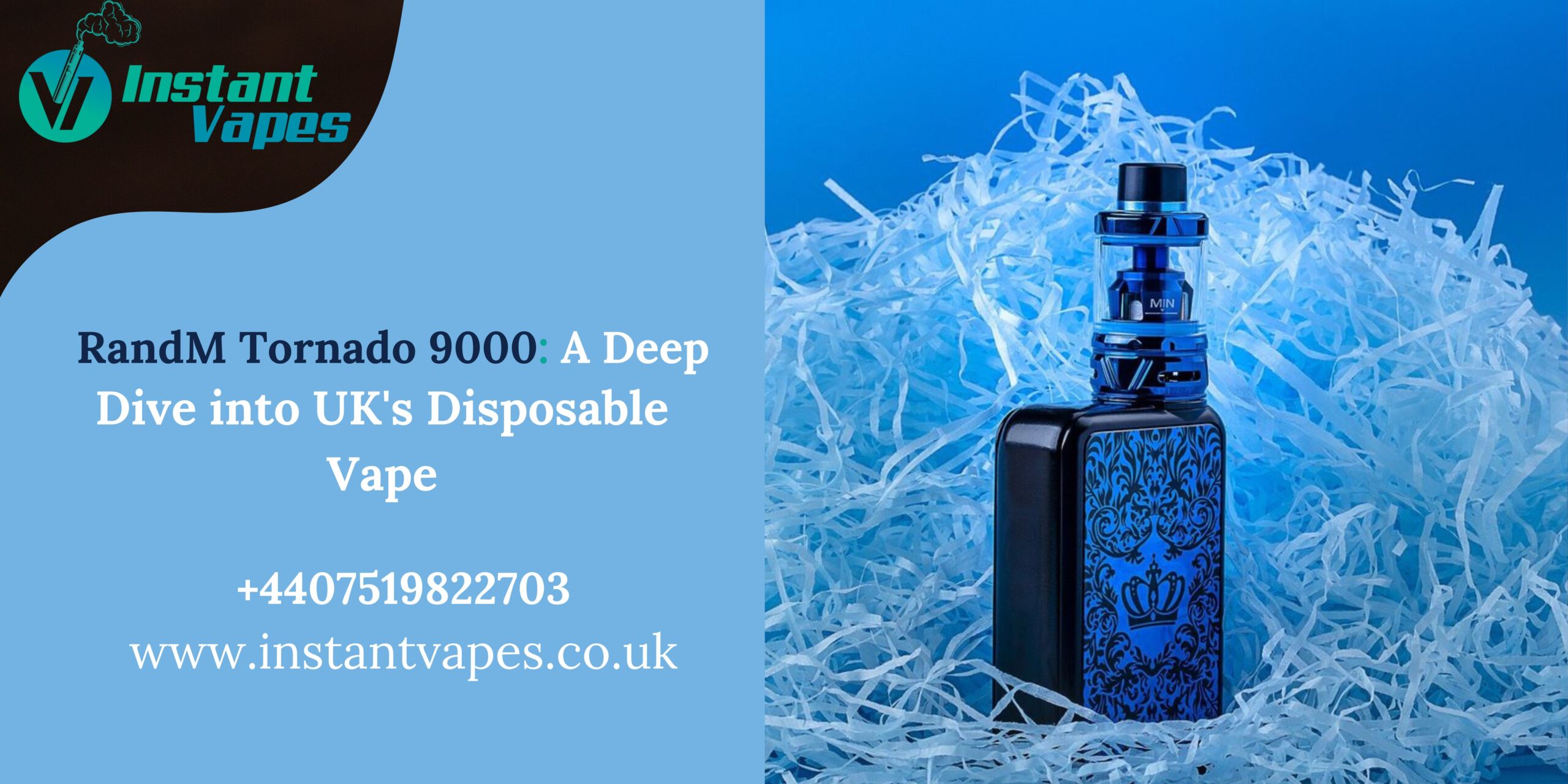 The RandM Tornado 9000: Unveiling the UK’s High-Puff Disposable Vape