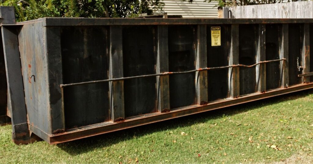 Can I rent a dumpster for disposing of old tires or automotive parts in Houston?