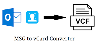 MSG Contacts to vCard: Import msg files into vcf formats