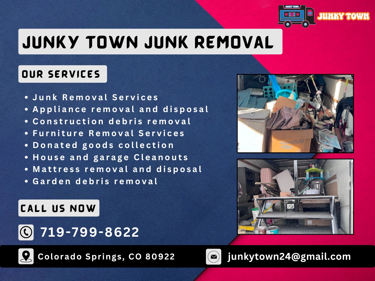 Experience Top-Quality Junk Removal Services with Junky Town Junk Removal in Colorado Springs