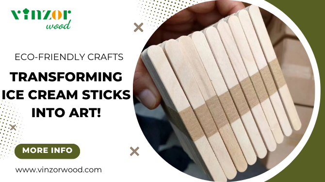Eco-Friendly Crafts: Transforming Ice Cream Sticks into Art!